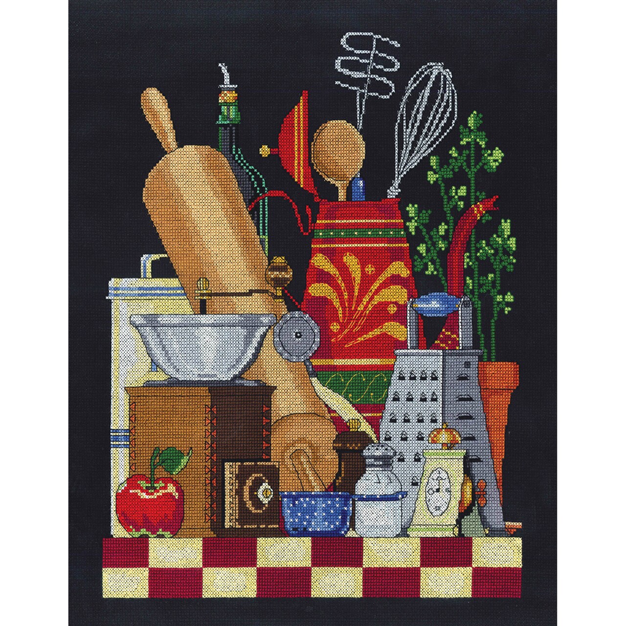 Janlynn Counted Cross Stitch Kit 11"X14"-Kitchen Still Life
